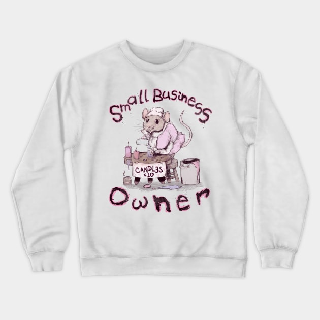 Small Business Owner Crewneck Sweatshirt by LVBart